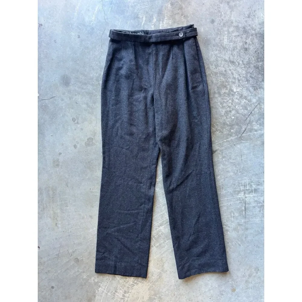 Laurel Dress Pants Women's Size 36 Gray Wool Blend RN 61891 - Picture 1 of 13